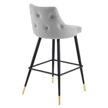 Load image into Gallery viewer, Adorn Performance Velvet Bar Stool Set of 2 by Modway
