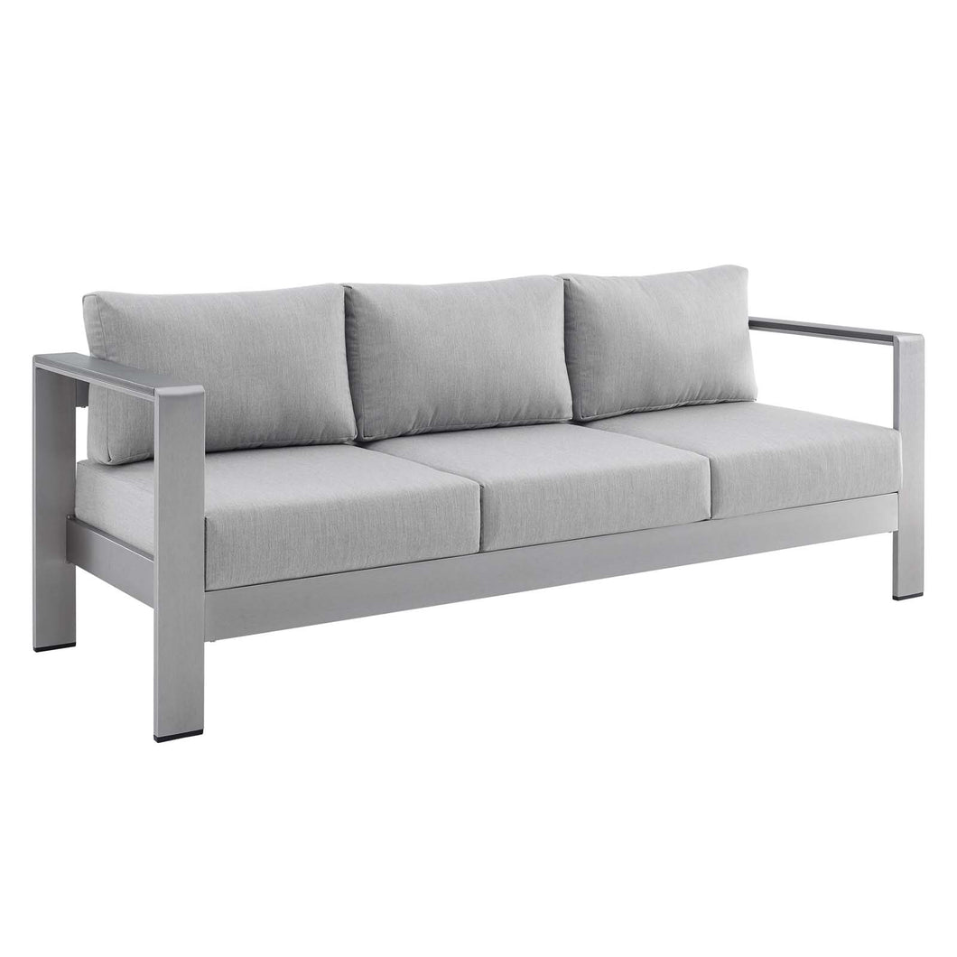 Shore Sunbrella¨ Fabric Aluminum Outdoor Patio Sofa by Modway