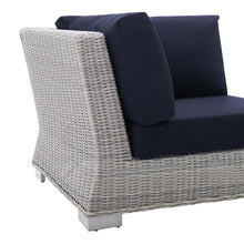 Load image into Gallery viewer, Conway Sunbrella¨ Outdoor Patio Wicker Rattan Corner Chair by Modway
