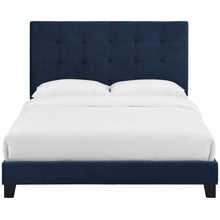 Load image into Gallery viewer, Melanie Tufted Button Upholstered Performance Velvet Queen Platform Bed by Modway
