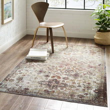Load image into Gallery viewer, Success Kaede Distressed Vintage Floral Moroccan Trellis 4x6 Area Rug by Modway

