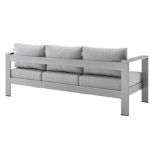 Load image into Gallery viewer, Shore 7 Piece Sunbrella¨ Fabric Outdoor Patio Aluminum Set by Modway

