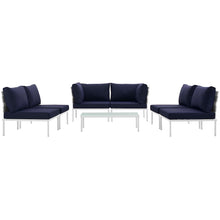 Load image into Gallery viewer, Harmony 7 Piece Outdoor Patio Aluminum Sectional Sofa Set by Modway
