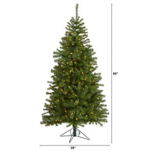 Load image into Gallery viewer, 6&#39; Springfield Artificial Christmas Tree with 300 Warm Clear Lights / 596 Tips
