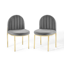 Load image into Gallery viewer, Isla Performance Velvet Dining Side Chair Set of 2 by Modway
