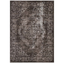 Load image into Gallery viewer, Gamela Rustic Vintage Ornate Floral Medallion 5x8 Area Rug by Modway
