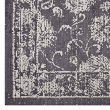Load image into Gallery viewer, Kazia Distressed Floral Lattice 5x8 Area Rug by Modway
