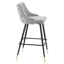 Load image into Gallery viewer, Adorn Performance Velvet Bar Stool Set of 2 by Modway
