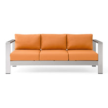 Load image into Gallery viewer, Shore Outdoor Patio Aluminum Sofa by Modway
