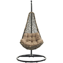 Load image into Gallery viewer, Abate Wicker Rattan Outdoor Patio Swing Chair by Modway
