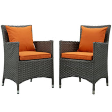 Load image into Gallery viewer, Sojourn 2 Piece Outdoor Patio Sunbrella¨ Dining Set by Modway
