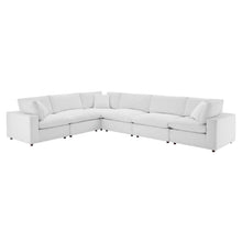 Load image into Gallery viewer, Commix 6-Piece Down Filled Overstuffed Performance Velvet Sectional Sofa by Modway
