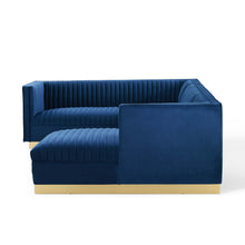 Load image into Gallery viewer, Sanguine 3 Piece Performance Velvet Sectional Sofa Set by Modway
