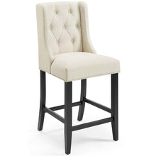 Load image into Gallery viewer, Baronet Tufted Button Upholstered Fabric Counter Stool by Modway

