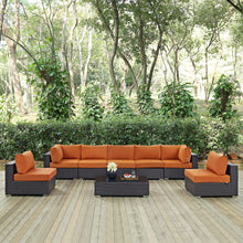 Load image into Gallery viewer, Convene 8 Piece Outdoor Patio Sectional Set by Modway
