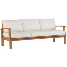 Load image into Gallery viewer, Marina Outdoor Patio Teak Sofa by Modway
