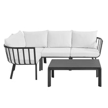 Load image into Gallery viewer, Riverside 5 Piece Outdoor Patio Aluminum Set by Modway
