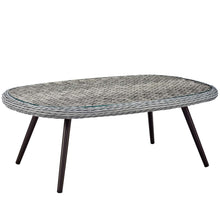 Load image into Gallery viewer, Endeavor 3 Piece Outdoor Patio Wicker Rattan Armchair and Coffee Table Set by Modway
