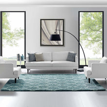 Load image into Gallery viewer, Solvea Moroccan Trellis 8x10 Shag Area Rug by Modway
