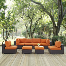 Load image into Gallery viewer, Convene 8 Piece Outdoor Patio Sectional Set by Modway
