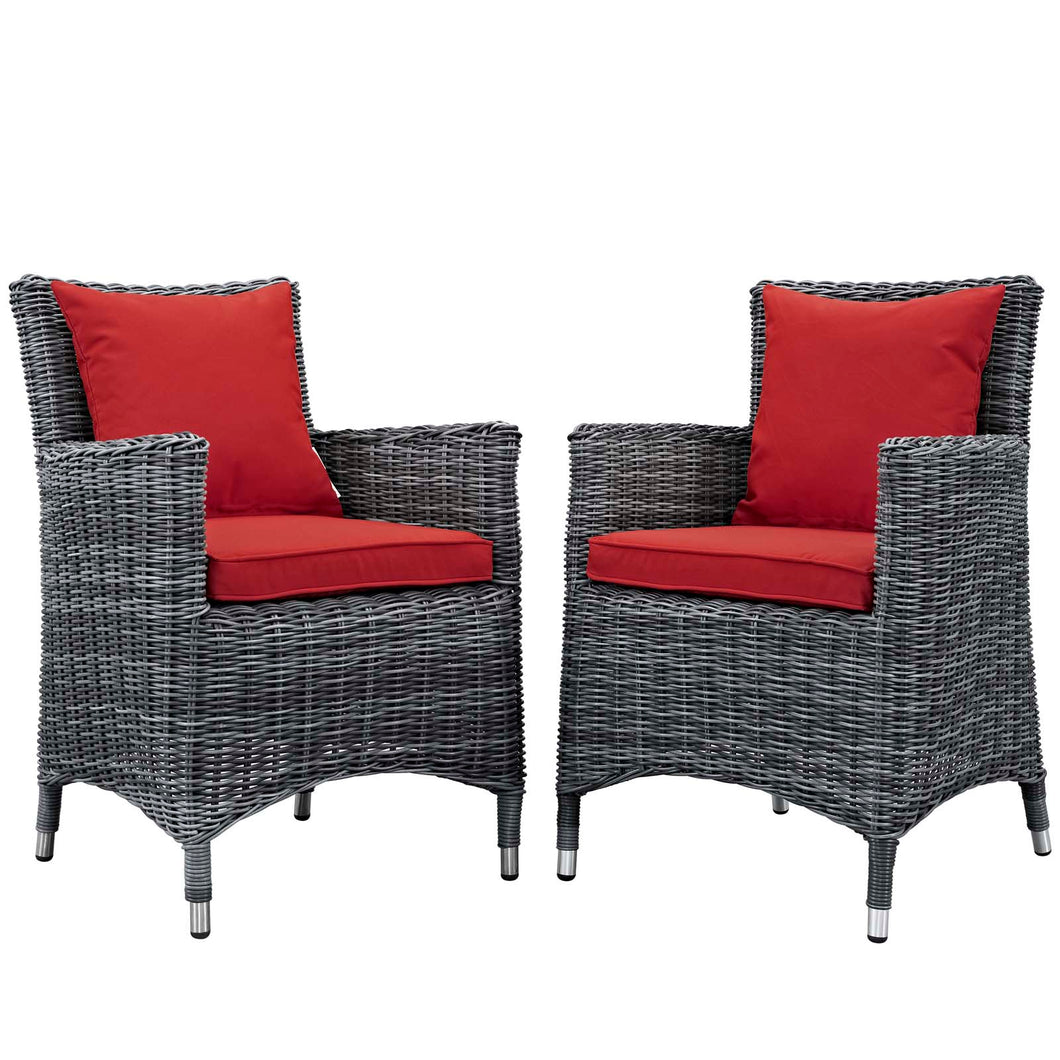 Summon 2 Piece Outdoor Patio Sunbrella¨ Dining Set by Modway