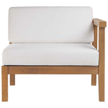 Load image into Gallery viewer, Bayport Outdoor Patio Teak Wood Right-Arm Chair by Modway
