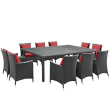 Load image into Gallery viewer, Sojourn 11 Piece Outdoor Patio Sunbrella¨ Dining Set by Modway
