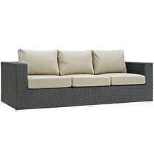 Load image into Gallery viewer, Sojourn 3 Piece Outdoor Patio Sunbrella¨ Sectional Set by Modway
