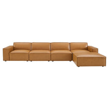 Load image into Gallery viewer, Restore 5-Piece Vegan Leather Sectional Sofa by Modway
