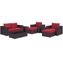 Load image into Gallery viewer, Convene 8 Piece Outdoor Patio Sofa Set by Modway
