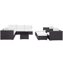 Load image into Gallery viewer, Convene 10 Piece Outdoor Patio Sectional Set by Modway
