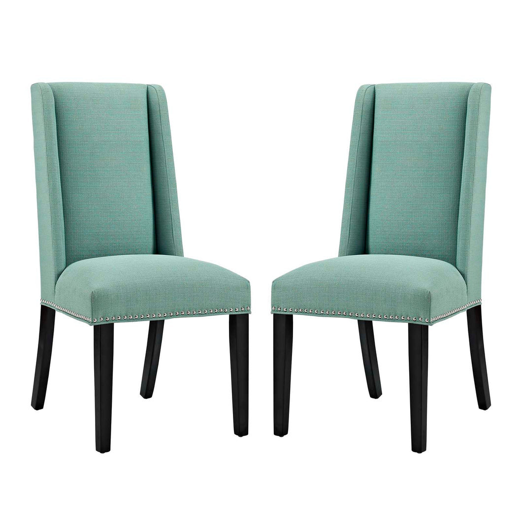 Baron Fabric Dining Chair Set of 2 by Modway