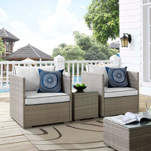 Load image into Gallery viewer, Repose 3 Piece Outdoor Patio Sectional Set by Modway
