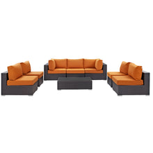 Load image into Gallery viewer, Convene 8 Piece Outdoor Patio Sectional Set by Modway
