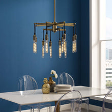 Load image into Gallery viewer, Resolve Antique Brass Ceiling Light Pendant Chandelier by Modway
