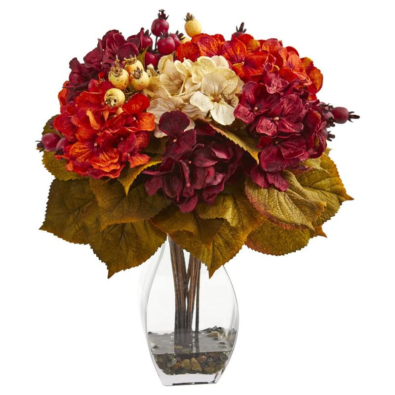 Autumn Hydrangea Berry Artificial Arrangement