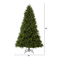 Load image into Gallery viewer, 7&#39; Sun Valley Fir Artificial Christmas Tree with 450 LED Lights
