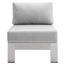 Load image into Gallery viewer, Shore 3 Piece Sunbrella¨ Fabric Outdoor Patio Aluminum Set by Modway
