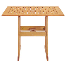 Load image into Gallery viewer, Hatteras 36&quot; Square Outdoor Patio Eucalyptus Wood Dining Table by Modway
