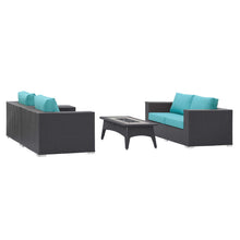 Load image into Gallery viewer, Convene 4 Piece Set Outdoor Patio with Fire Pit by Modway
