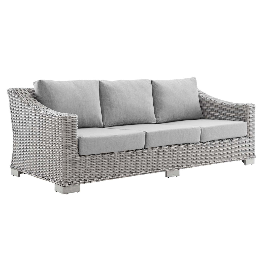 Conway Sunbrella¨ Outdoor Patio Wicker Rattan Sofa by Modway