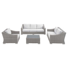 Load image into Gallery viewer, Conway 4-Piece Sunbrella¨ Outdoor Patio Wicker Rattan Furniture Set by Modway
