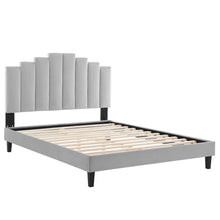 Load image into Gallery viewer, Elise Performance Velvet Full Platform Bed by Modway
