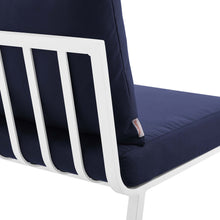 Load image into Gallery viewer, Riverside Outdoor Patio Aluminum Armless Chair by Modway
