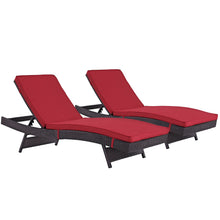 Load image into Gallery viewer, Convene Outdoor Patio Chaise Set of 2 by Modway
