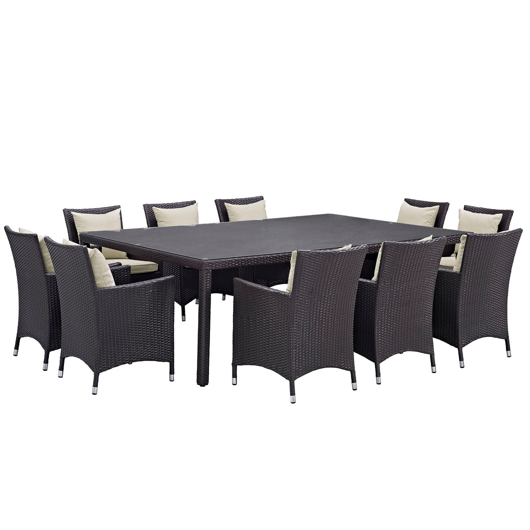 Convene 11 Piece Outdoor Patio Dining Set by Modway