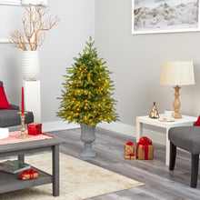 Load image into Gallery viewer, 4.5' Vancouver Fir 'Natural Look' Artificial Christmas Tree w/ 250 Clear LED
