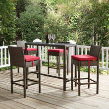 Load image into Gallery viewer, Conduit Bar Stool Outdoor Patio Set of 4
