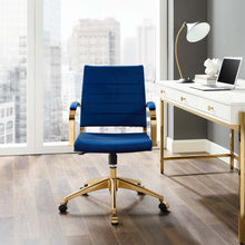 Load image into Gallery viewer, Jive Mid Back Office Chair in Navy

