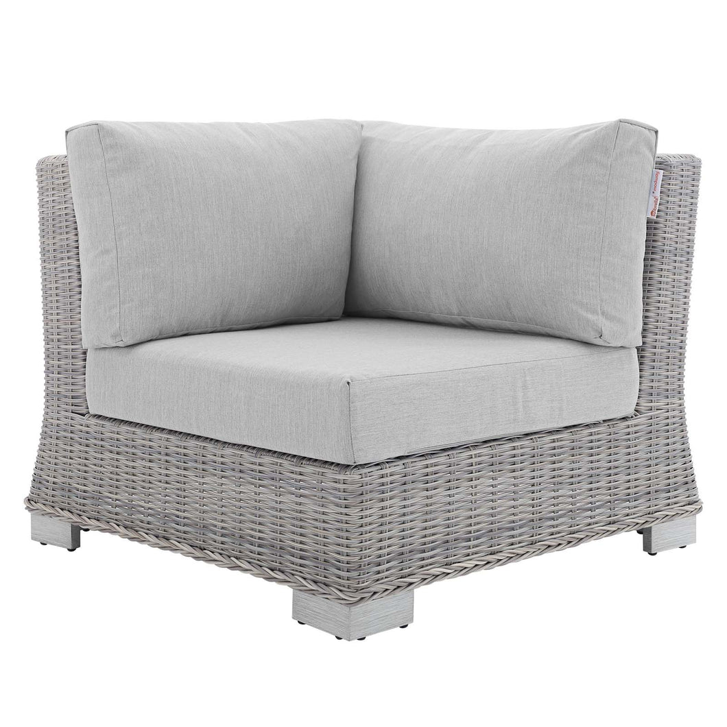 Conway Sunbrella¨ Outdoor Patio Wicker Rattan Corner Chair by Modway